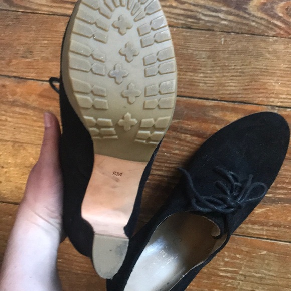 Black Suede Booties by Talbots - Picture 3 of 4